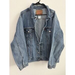 Levi's 70507-0389 Denim Trucker Jacket Jean Cowboy VTG Red Tab Size XL